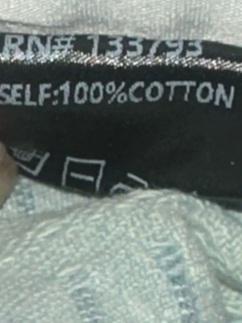 POL Lg Heart Side Light Blue Jeans